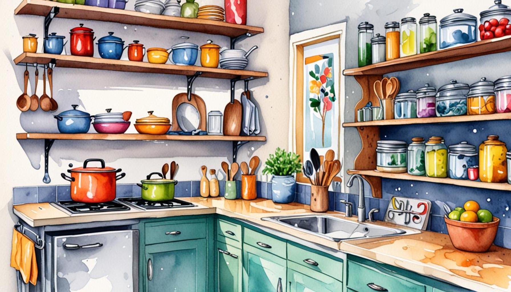 Creative storage solutions to minimize clutter in small kitchens
