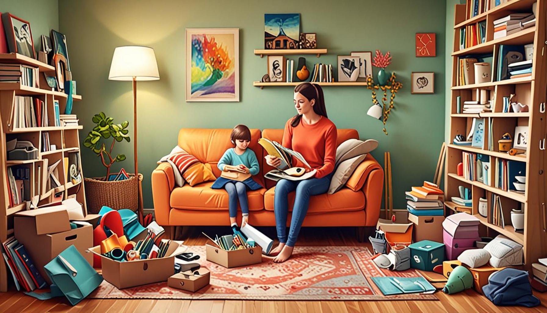 Decluttering with Family: Strategies to Involve Everyone in the Journey of Organization and Simplification