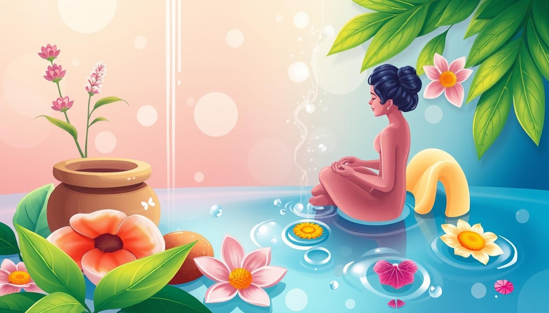 Bath Rituals: Incorporating Natural Elements to Enhance Meditation and Stress Reduction