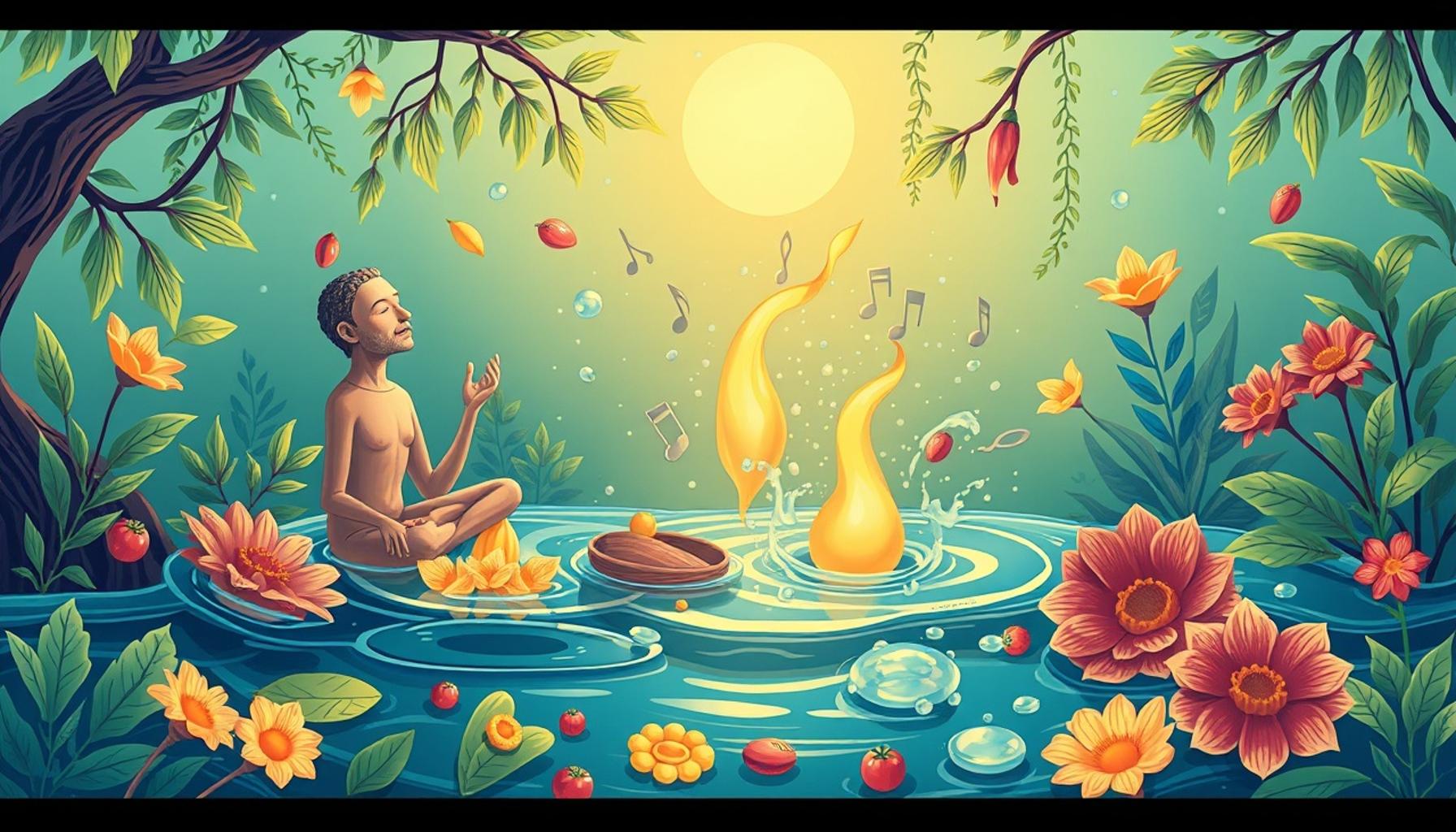 Bath of Sounds: Incorporating Music and Natural Sounds in Meditation for a Complete Experience