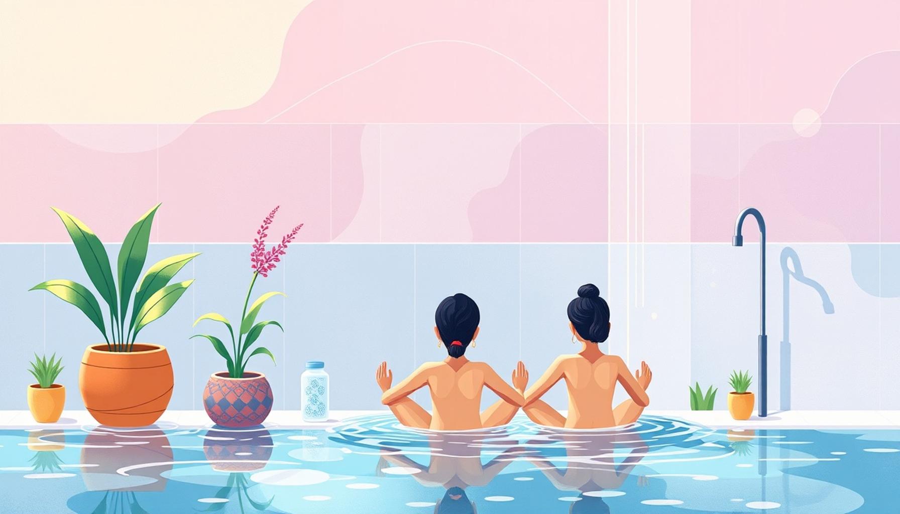 The Power of Silence: Using Bathing as a Refuge for Meditation and Enhancing Concentration