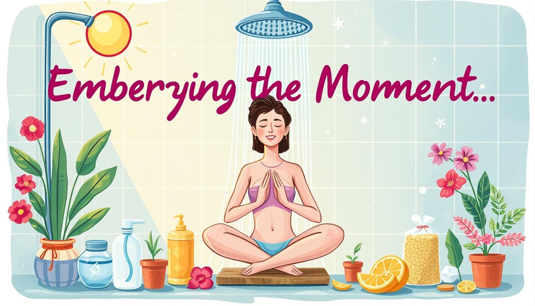 A Journey Within: Exploring Visualization Techniques During Shower Meditation